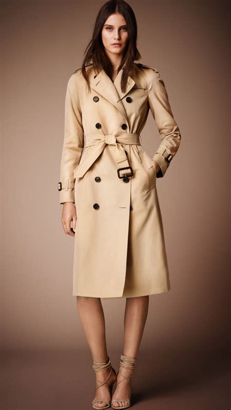 burberry trenchcoat damen lang|burberry heritage trench coats.